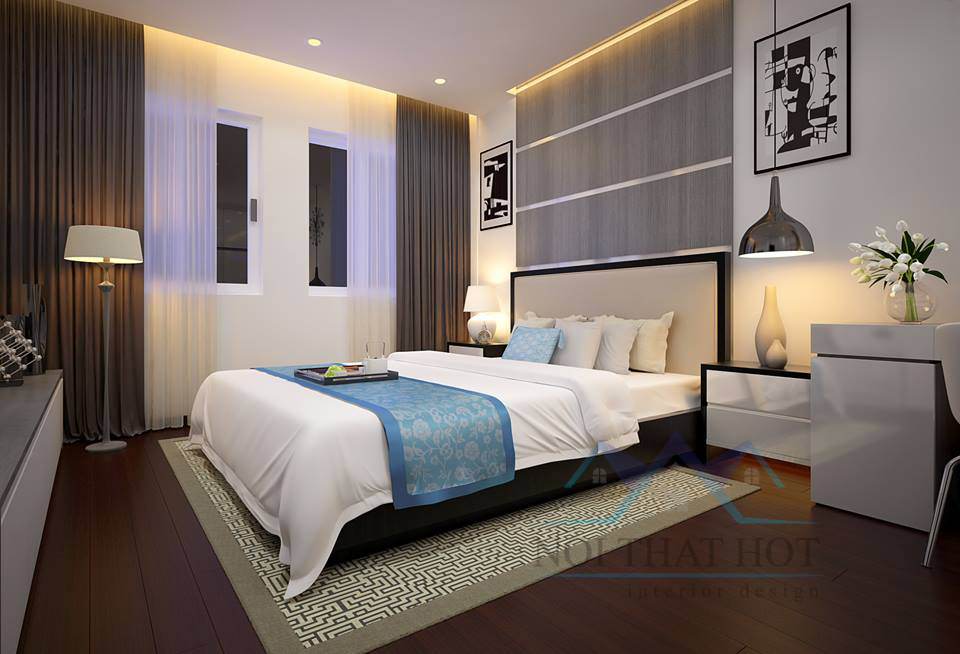 thiết kế nội thất chung cư của anh Linh tại Linh Đàm