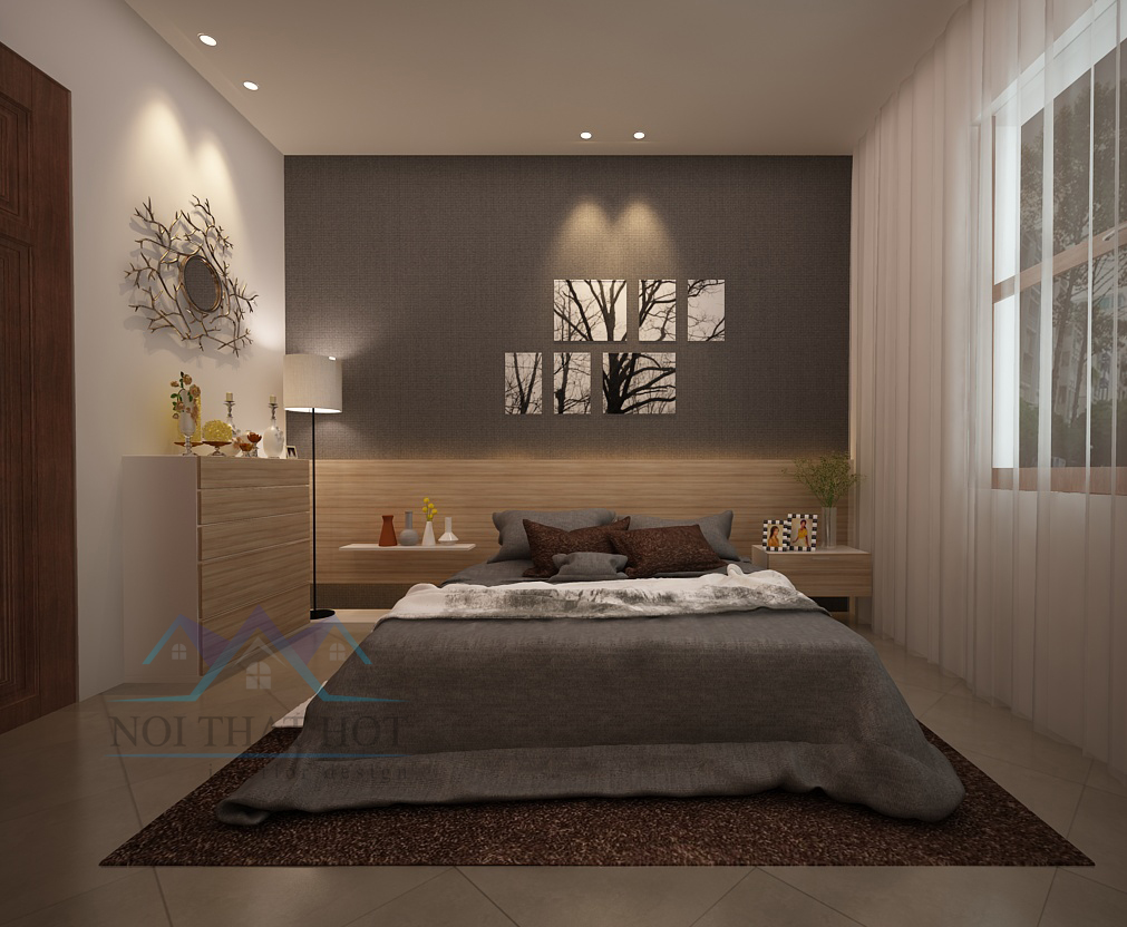 thiết kế nội thất nhà ở 3 phòng ngủ ấn tượng với phong cách hiện đại
